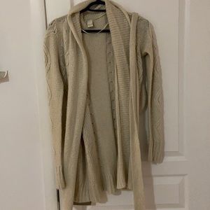 Long belted cardigan from the European brand Villa, purchased in Norway